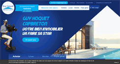 Desktop Screenshot of guyhoquet-immobilier-capbreton.com